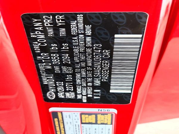 2022 HYUNDAI ELANTRA SEL w/ Convenience Pkg