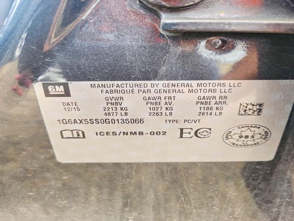 2016 CADILLAC CTS Luxury