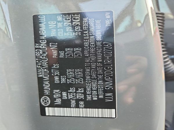 2024 HYUNDAI SANTA FE SEL