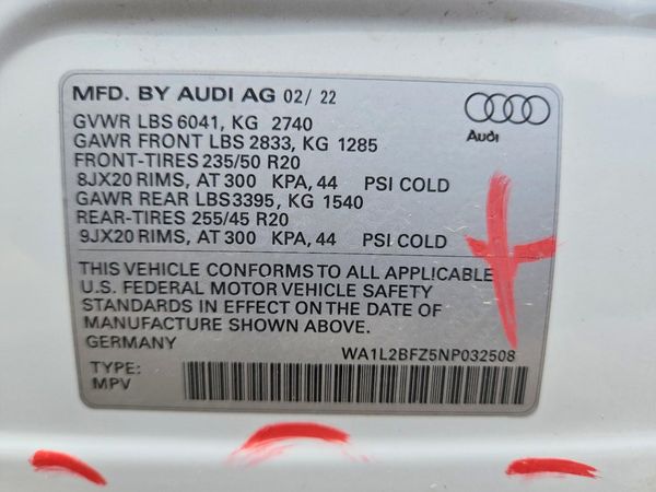 2022 AUDI Q4 E-TRON