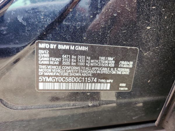 2013 BMW X5 X5 M
