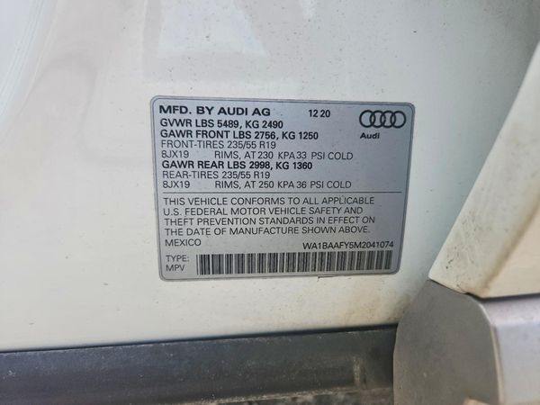 2021 AUDI Q5 quattro Premium Plus