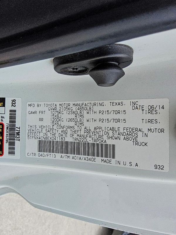 2014 TOYOTA TACOMA Base