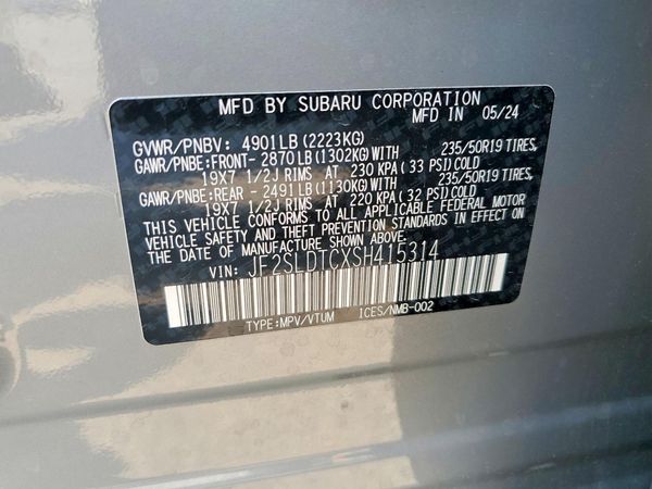 2025 SUBARU FORESTER