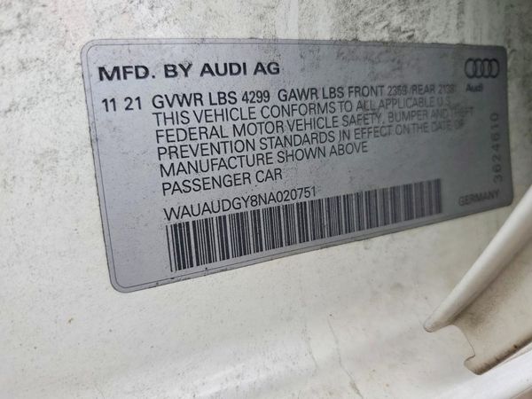 2022 AUDI A3