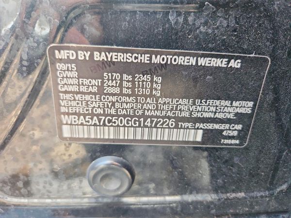 2016 BMW 528
