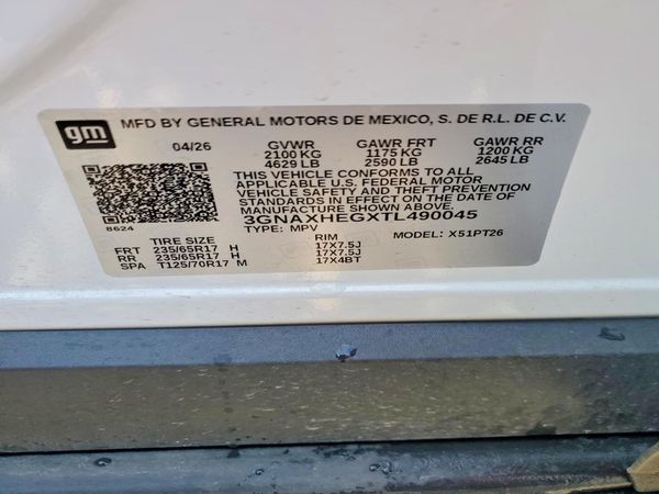 2026 CHEVROLET EQUINOX