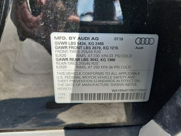 2019 AUDI Q5 quattro Premium Plus