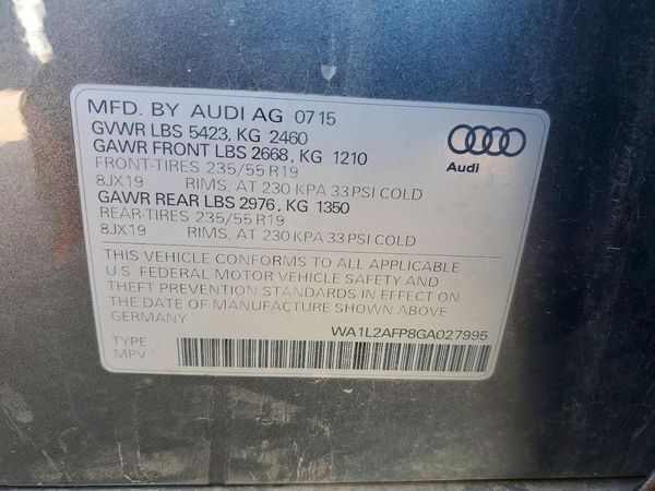2016 AUDI Q5 quattro Premium Plus