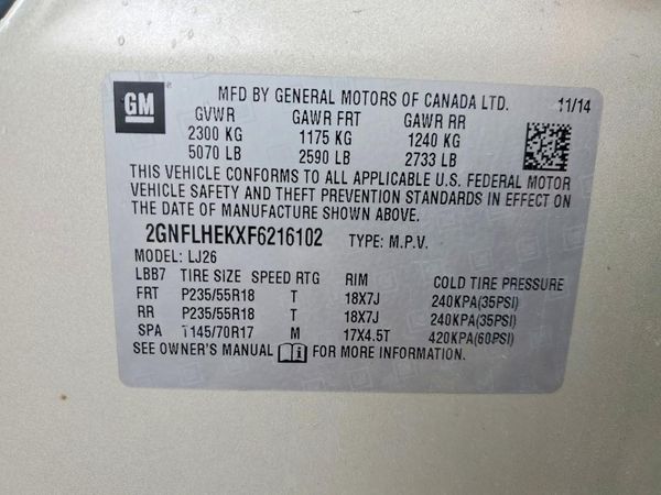 2015 CHEVROLET EQUINOX
