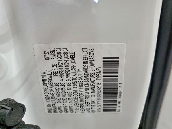 2022 HONDA PILOT ELITE
