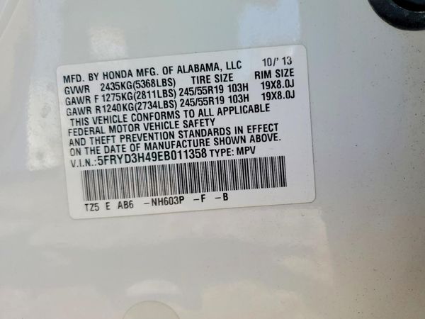 2014 ACURA MDX Tech