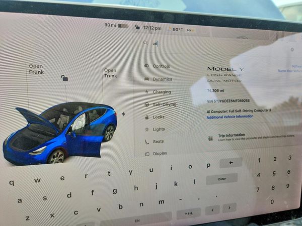 2021 TESLA MODEL Y