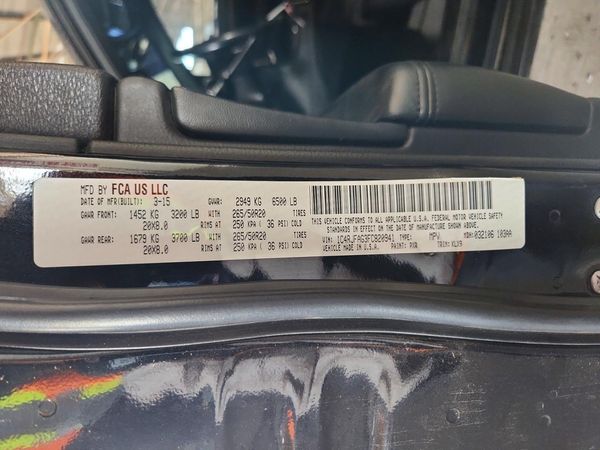 2015 JEEP GRAND CHEROKEE LAREDO 4X4
