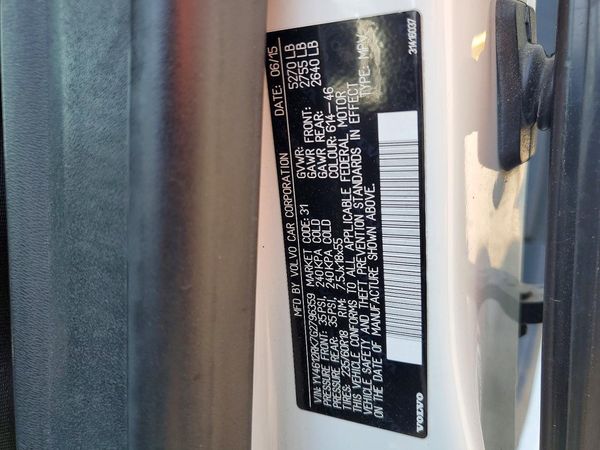 2016 VOLVO XC60