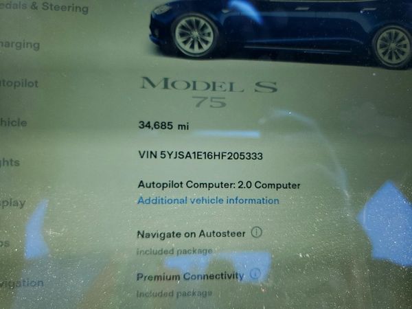 2017 TESLA MODEL S