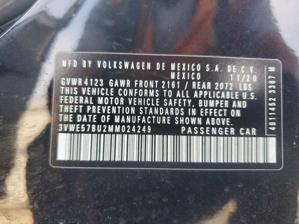 2021 VOLKSWAGEN JETTA