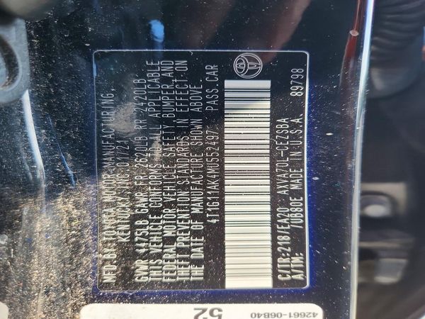 2021 TOYOTA CAMRY SE