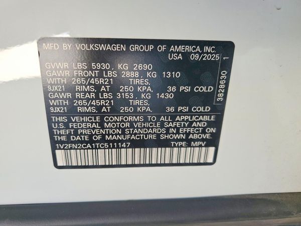 2026 VOLKSWAGEN ATLAS