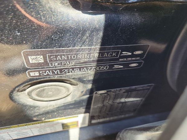 2018 LAND ROVER RANGE ROVER VELAR