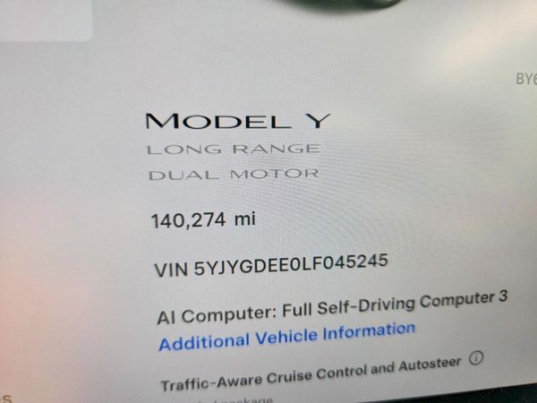 2020 TESLA MODEL Y