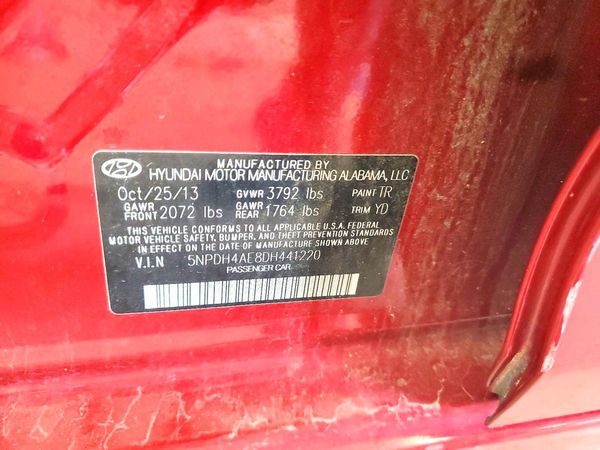2013 HYUNDAI ELANTRA