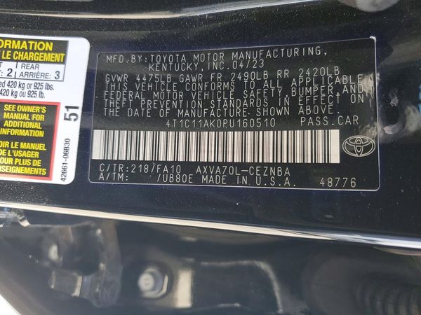 2023 TOYOTA CAMRY LE