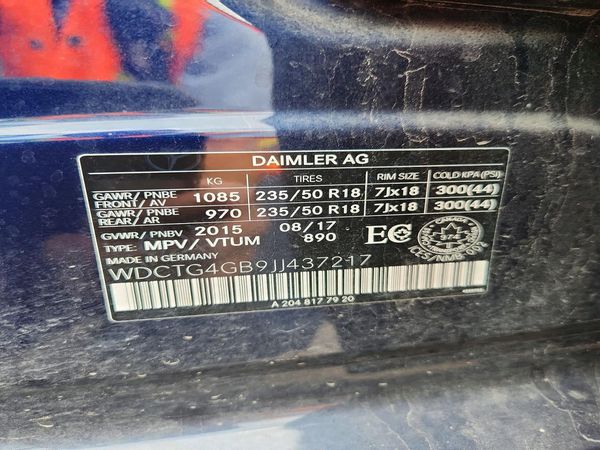2018 MERCEDES-BENZ GLA GLA250-4M
