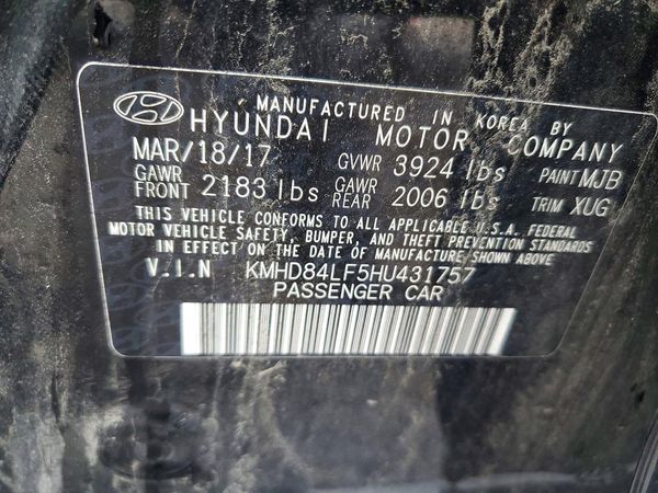 2017 HYUNDAI ELANTRA