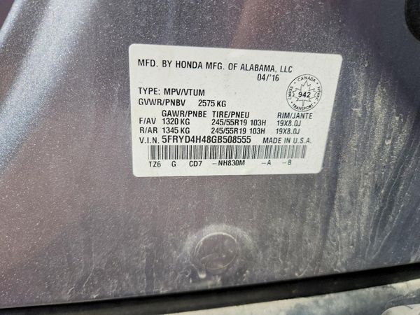 2016 ACURA MDX