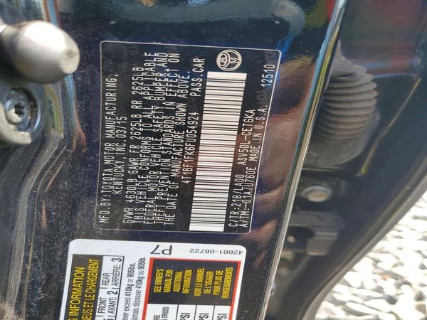 2015 TOYOTA CAMRY