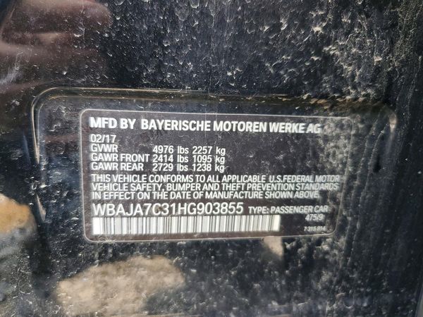 2017 BMW 530