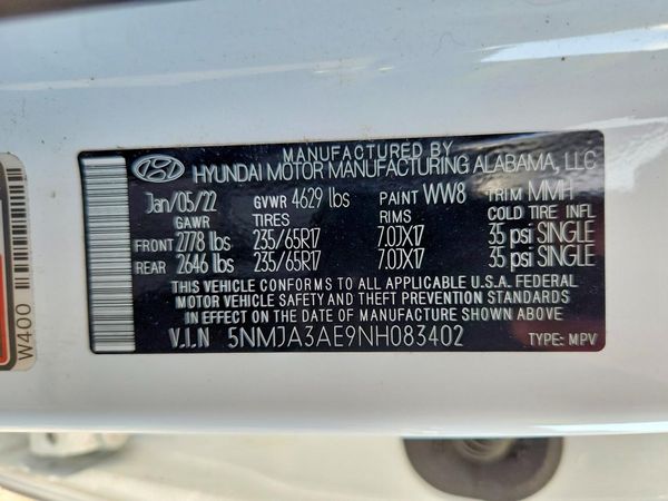 2022 HYUNDAI TUCSON