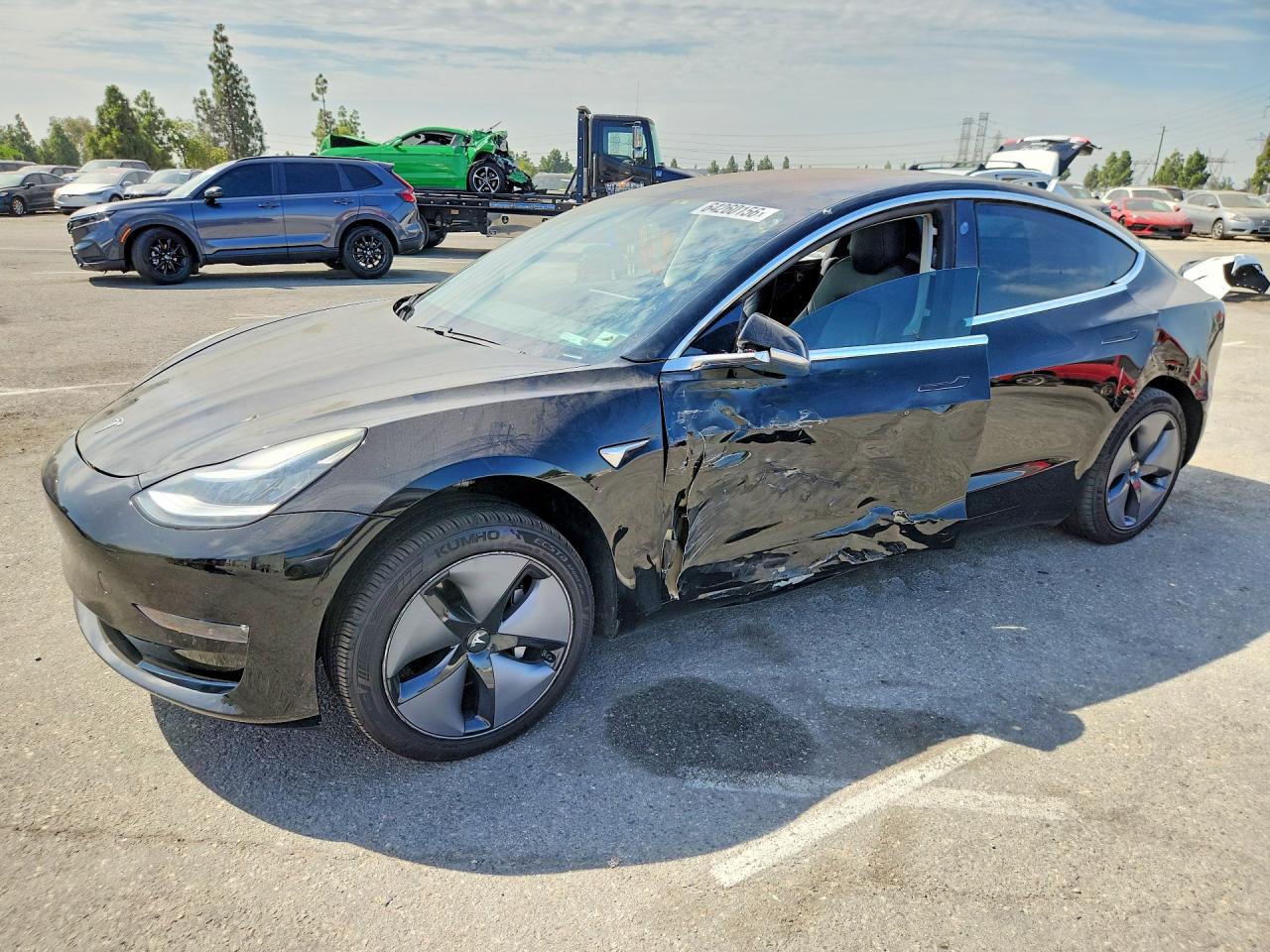 2019 TESLA MODEL 3 — Front 3/4