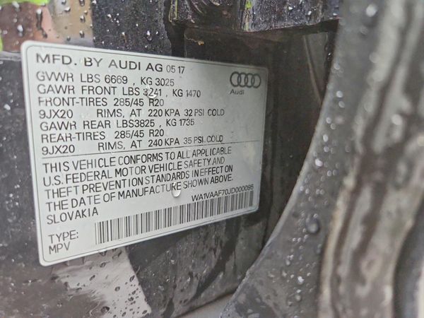 2018 AUDI Q7 quattro Prestige