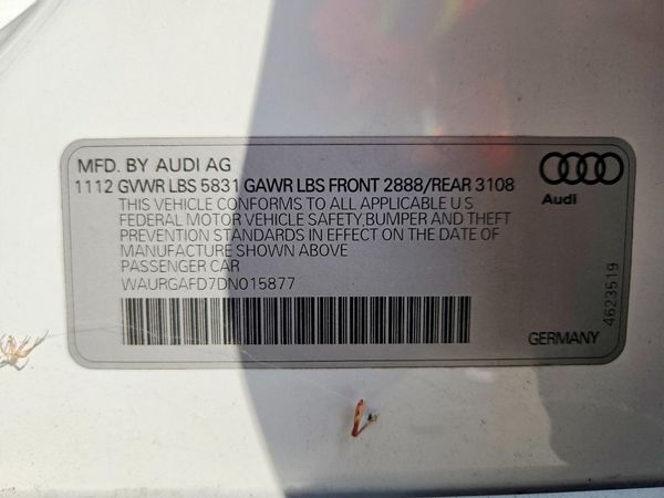 2013 AUDI A8 L