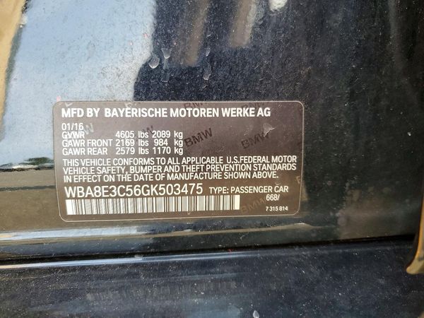 2016 BMW 328 xDrive SA