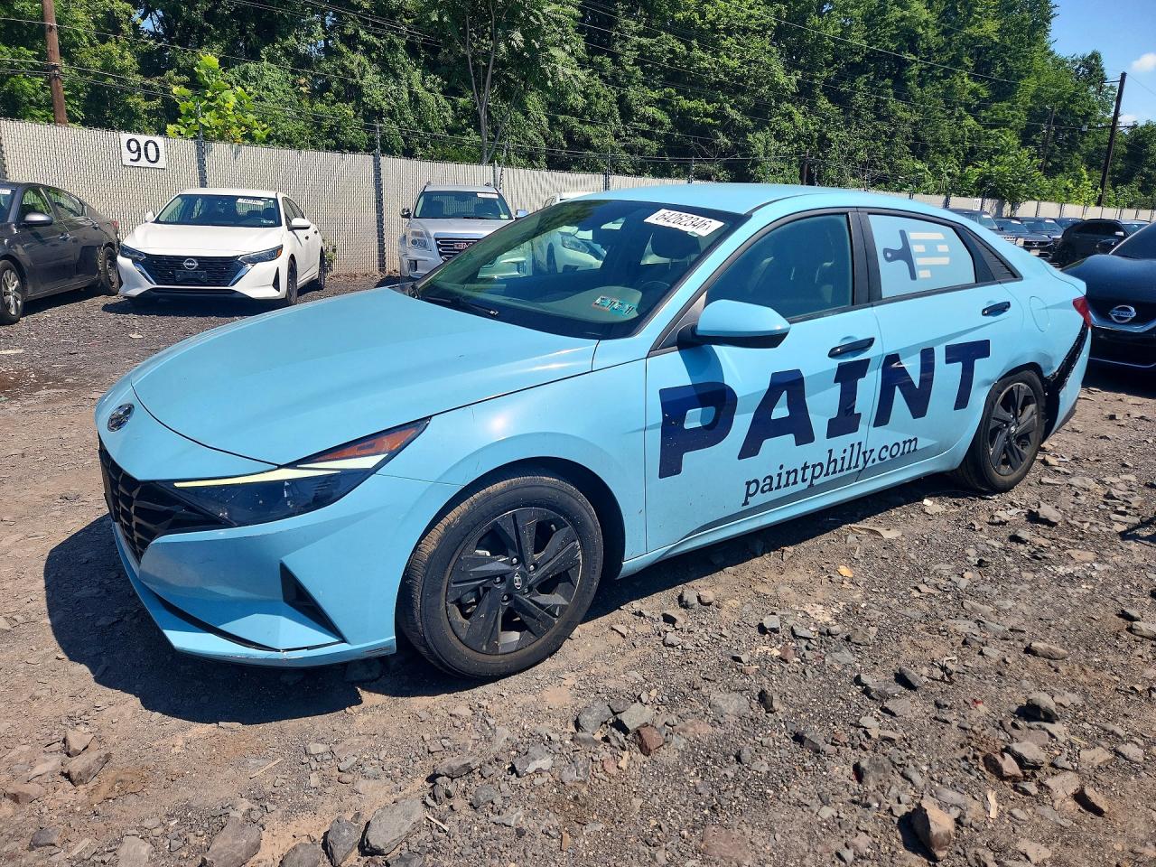 2023 HYUNDAI ELANTRA Blue