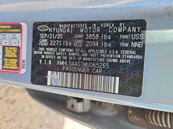 2021 HYUNDAI ELANTRA