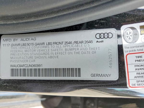2018 AUDI A6 Sport, Premium