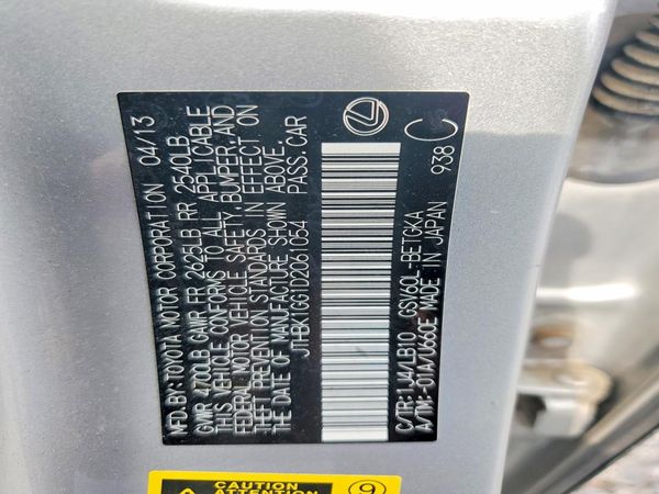 2013 LEXUS ES 350