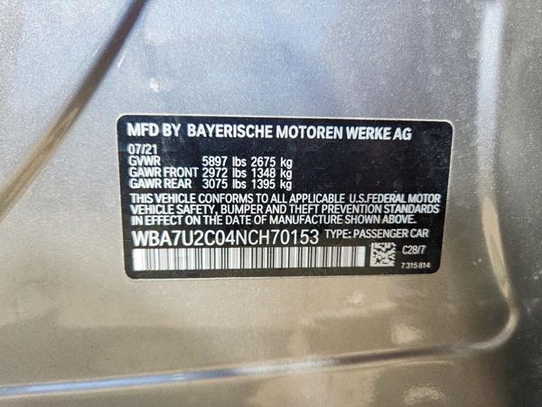 2022 BMW 750 xDrive