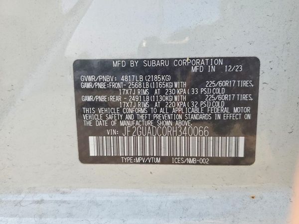 2024 SUBARU CROSSTREK Premium