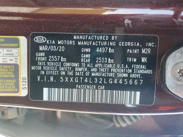 2020 KIA OPTIMA