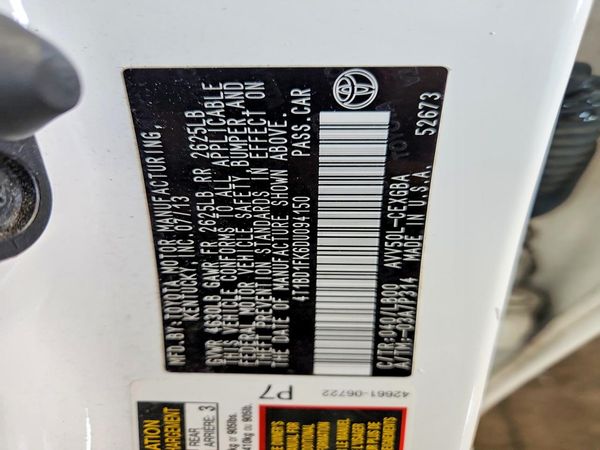 2013 TOYOTA CAMRY Hybrid