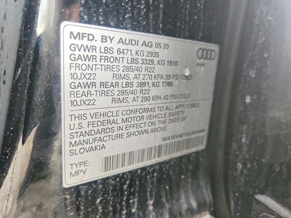 2020 AUDI Q8