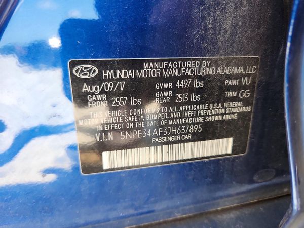2018 HYUNDAI SONATA