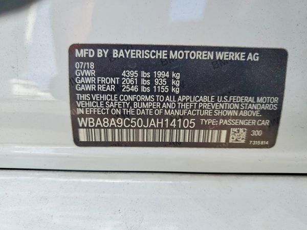 2018 BMW 320