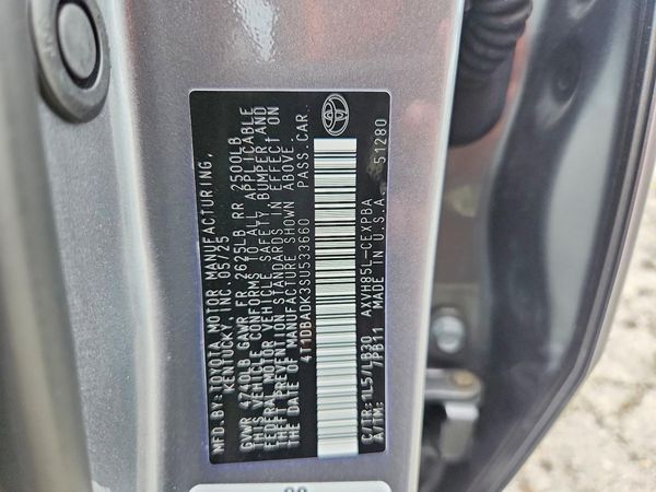 2025 TOYOTA CAMRY