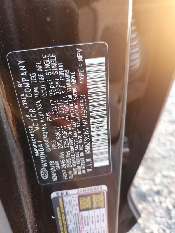 2019 HYUNDAI TUCSON